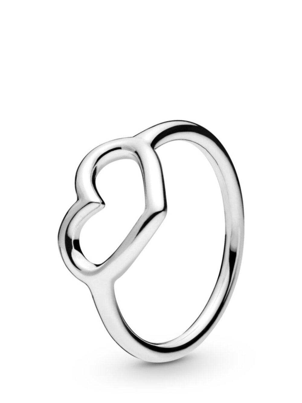 Sterling Silver Open Heart Ring
